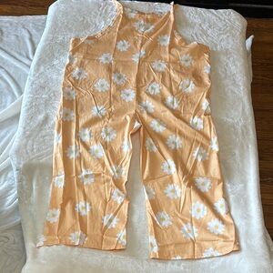 Amazon Yellow Floral Jumpsuit